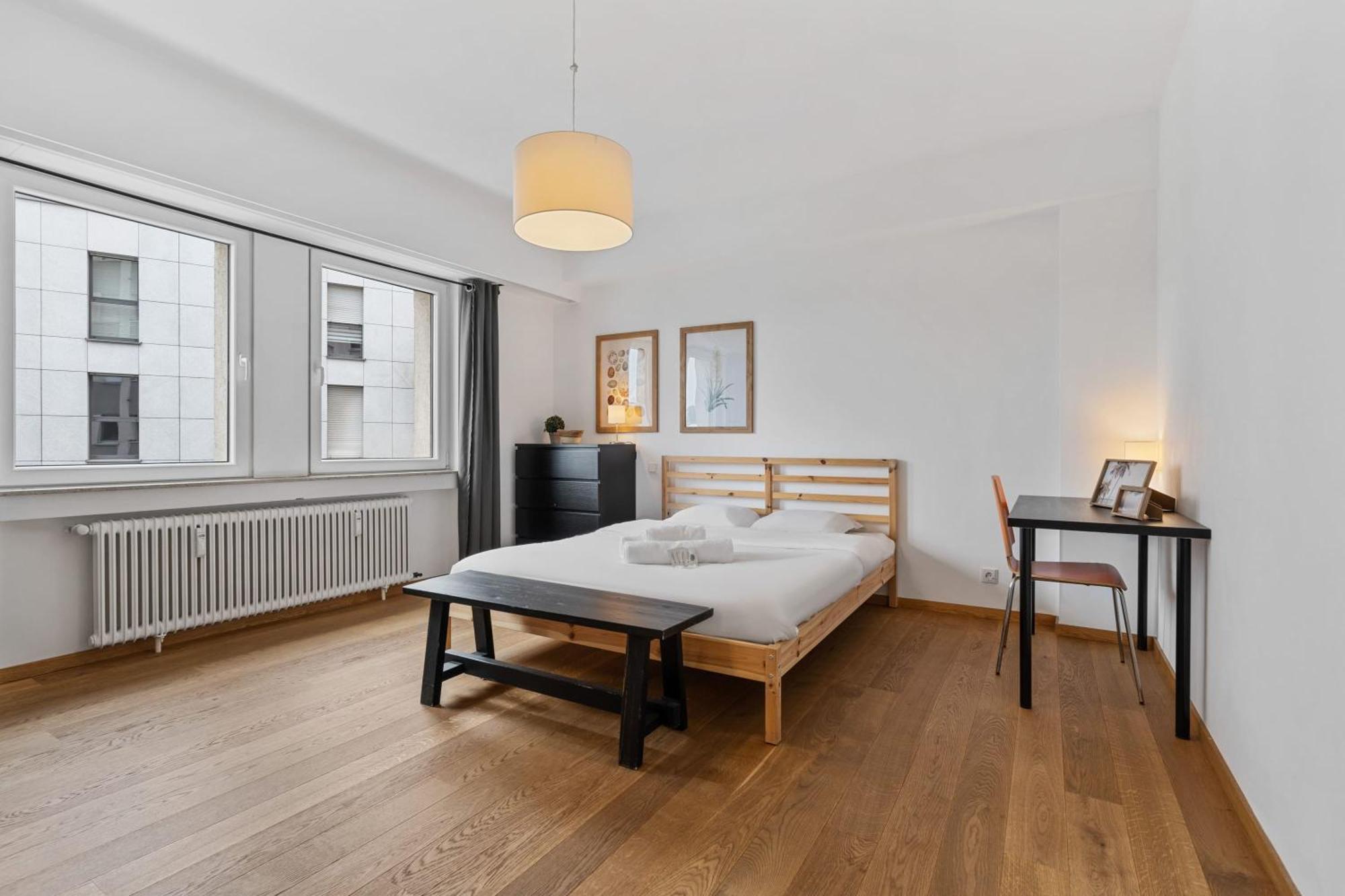Central Lux 2Br Apt With City Views & Balcony 卢森堡 外观 照片