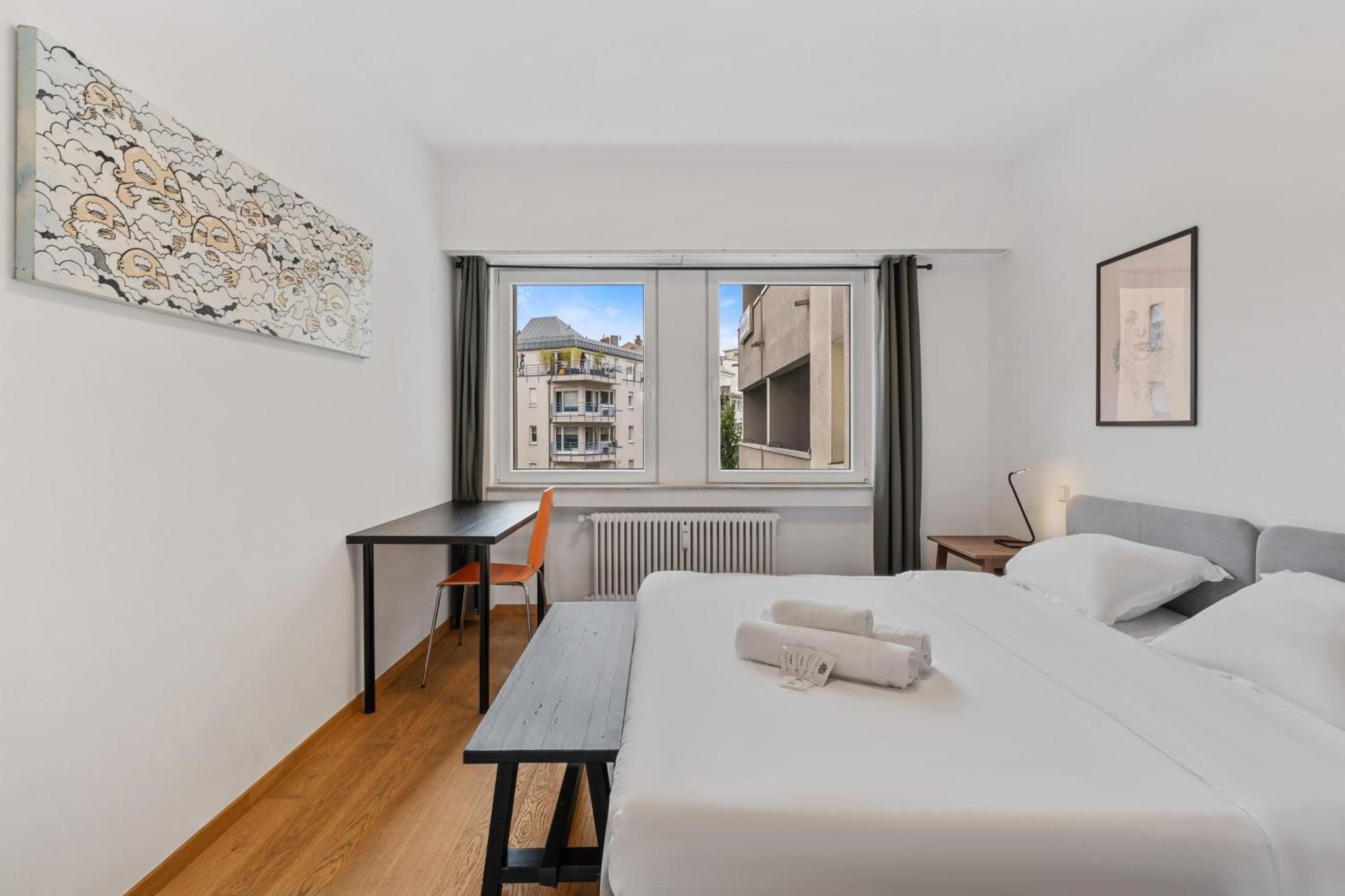 Central Lux 2Br Apt With City Views & Balcony 卢森堡 外观 照片
